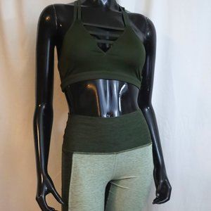 Green Legging & Sports Bra SET
